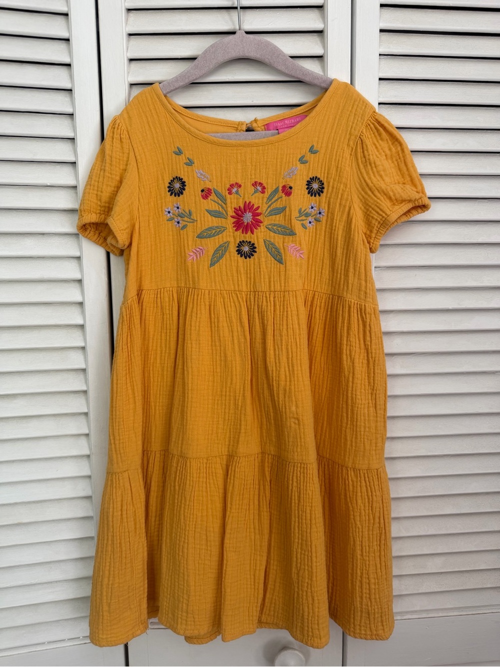 Isaac Mizrahi Yellow dress 7/8